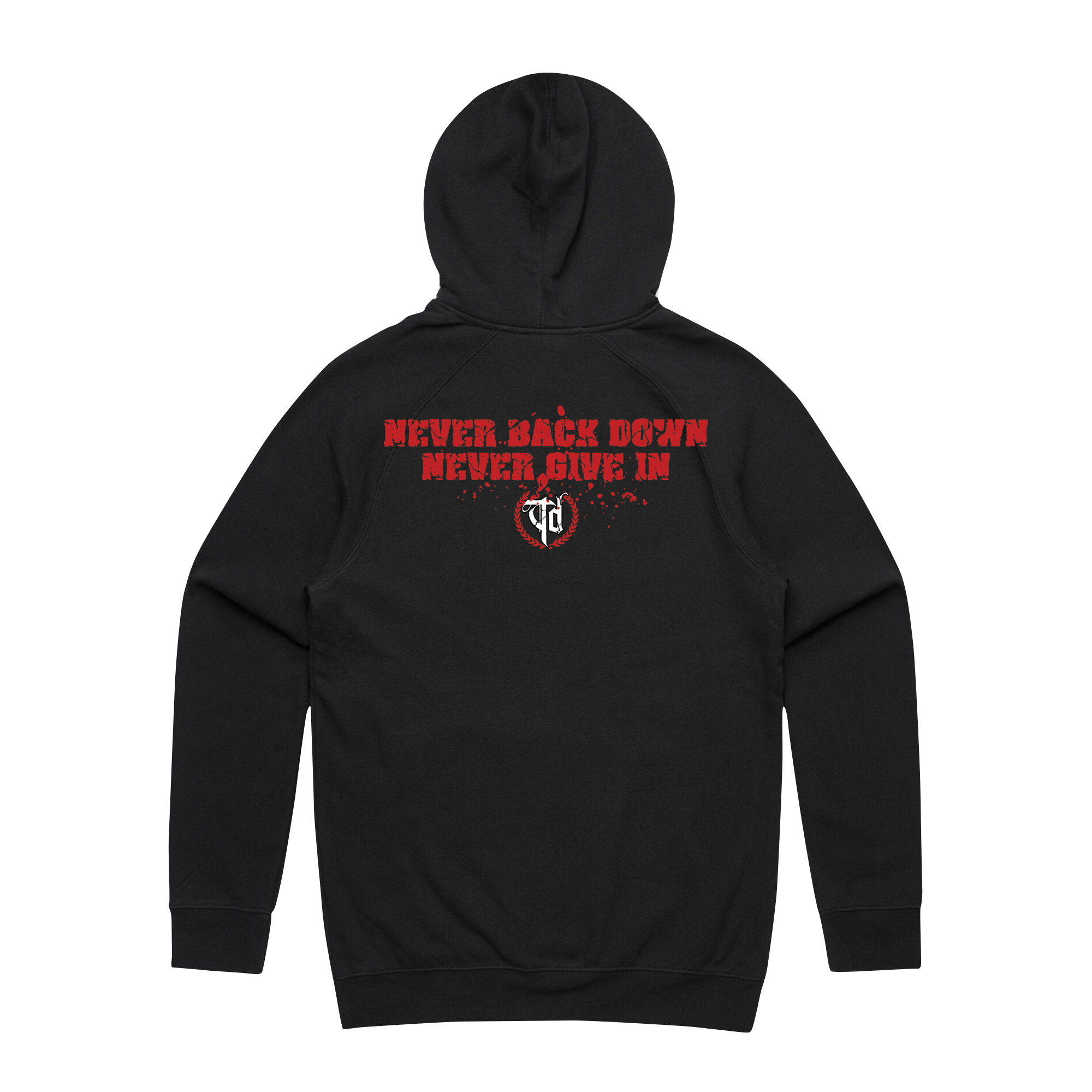 Never Back Down Pullover Hoodie – Throwdown